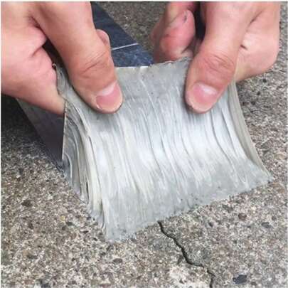 1 Roll 100cm-1000cm Long Waterproof Roof Tape, Ceiling Leak Proof Tape, Crack Repair, Pipe Leak Proof Tape, Wall Leak Proof Sticker, Super Nano Tape, Bitumen Tile Leak Proof Patch