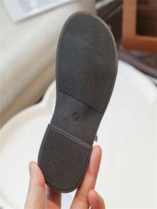 女童開口閃光公主涼鞋，2024新款夏季韓國風柔軟防滑沙灘鞋 - 銀色 - 查看 8