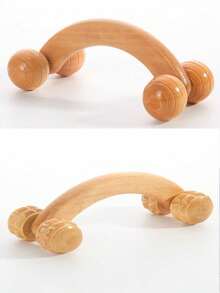 1PC  Wooden Massager Wholesale Manual Roller Massage Tool Portable Dredging Meridian Massager