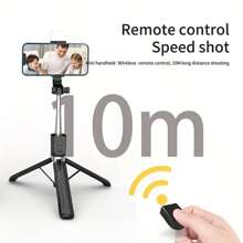 66.9-Inch Bluetooth Three-Pin Selfie Stick, Portable Handheld Travel Selfie Stick For Live Streaming And Photography - Multicolor - View 6