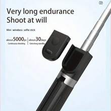 66.9-Inch Bluetooth Three-Pin Selfie Stick, Portable Handheld Travel Selfie Stick For Live Streaming And Photography - Multicolor - View 9