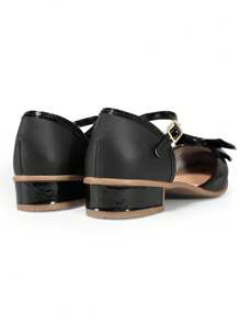 Little toe Kids Heeled Sandals - Black - View 7