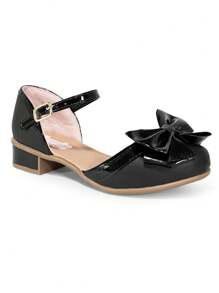 Little toe Kids Heeled Sandals - Black - View 2