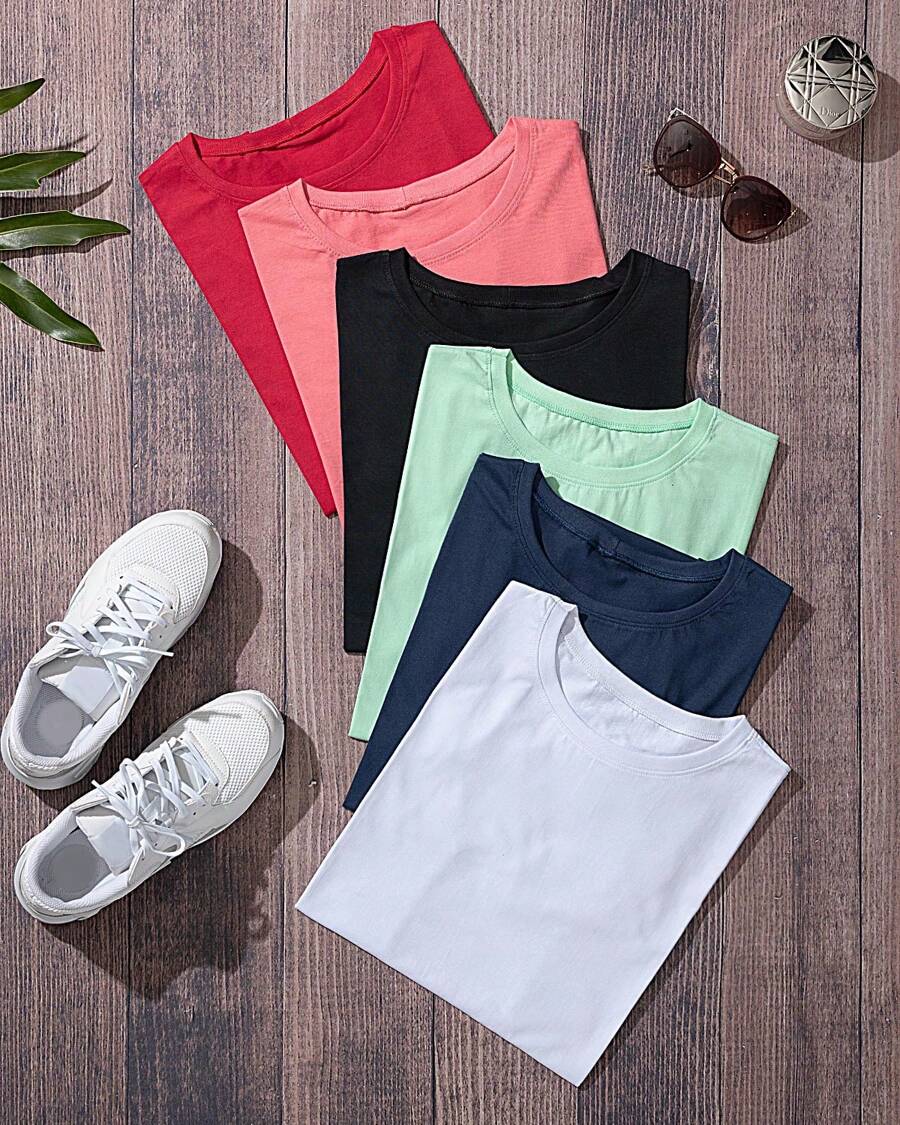 Women T-Shirts - 豐富多彩的 - 查看 1