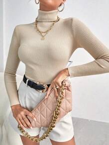 Women Sweaters - Nude - View 1