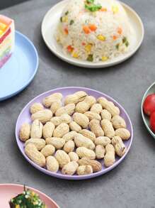 4 件套塑料餐盘，4 件套，直径 20 厘米，厨房，圣诞礼物