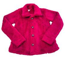 Young Girls Coats - 玫紅色 - 查看 1