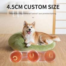 1 pelota para perro eléctrica inteligente, que rueda y salta y cubierta de erizo de mar, adecuada para el tiempo de juego en interiores para perros pequeños, medianos y grandes. - Multicolor - Ver 9