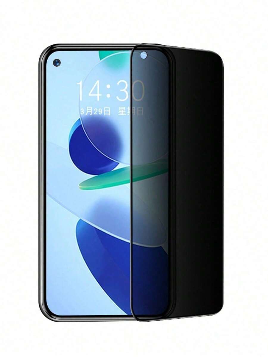 2 piezas Mica Privacidad Templado Cristal Para Oppo A78 4g - Negro - Ver 1