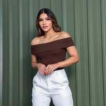 Women Tops - màu nâu - Xem 2