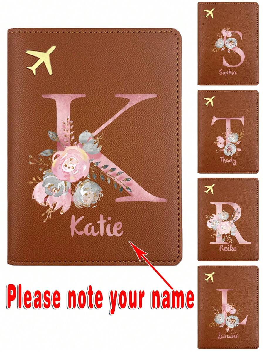1 cái Tên tùy chỉnh PU Bao đựng hộ chiếu Ví đựng hộ chiếu Bảo vệ ngân hàng Hộp đựng thẻ kinh doanh Tổ chức Bảo vệ Da mỏng Lưu trữ tài liệu di động Siêu mỏng Ví đựng thẻ ID Ví tiền xu Ngăn chặn RFID Phụ nữ chống nước Phụ kiện du lịch Bảng chữ cái hoa Mẫu in ban đầu được cá nhân hóa DIY Bất kỳ tên nào cho vé máy bay văn phòng kinh doanh Kẹp gấp - màu nâu - Xem 1