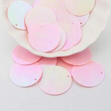 Większe okrągłe cekiny 30 mm PVC płaskie okrągłe cekiny 3 cm Hologram laserowe kolory konfetti Lentejuelas do rękodzieła taniec brzucha odzież akcesoria ślubne 20 g 60 szt.