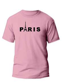 Camiseta PARIS TORRE Camisa Masculina Unissex ADULTO E INFANTIL