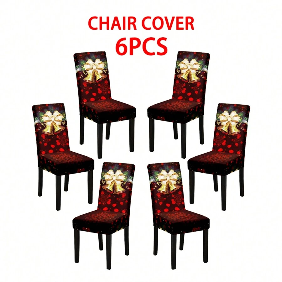 1/2/4/6 Cái Bộ Bọc Ghế Co Giãn Tại Nhà, Bao Gồm Bọc Tựa Lưng, Bọc Ghế Ăn, Vỏ Bọc Ghế, Khăn Trải Bàn, Khăn Trải Bàn Tranh Trang Trí - Nhiều màu - Xem 1