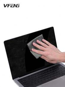VFENG電腦螢幕清潔套裝，適用於筆記型電腦、電視、LCD顯示器、桌面、鍵盤、手機、平板等外殼表面清潔工具，可去除灰塵 - 粉+綠 - 查看 4