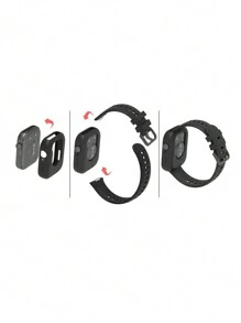 1 件套表壳和表带套装适用于华为 Watch Fit 3 色液态硅胶保护壳、糖果色保护壳和表带，适合男女佩戴，可作为返校学生的礼物 - for huawei watch fit 3 - 查看 7