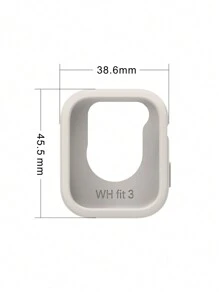 1 件套表壳和表带套装适用于华为 Watch Fit 3 色液态硅胶保护壳、糖果色保护壳和表带，适合男女佩戴，可作为返校学生的礼物 - for huawei watch fit 3 - 查看 5