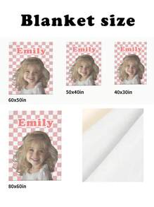 Personalized Blankets For Adults And Children, Custom Blankets With Photo Text, Personalized Blankets, Blankets For Moms, Custom Gifts - Style 3 - View 3