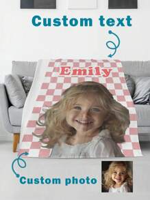 Personalized Blankets For Adults And Children, Custom Blankets With Photo Text, Personalized Blankets, Blankets For Moms, Custom Gifts - Style 3 - View 2
