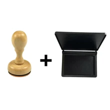 Book Stamp - Personalized + Ink Pad. - 均碼 - 查看 2