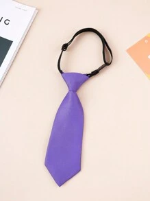 1pc Children's Tie, Solid Color Small Tie, Student Shirt, College Style Uniform Decoration, Back To School Season, Student, Boys And Girls' Tie, Suitable For Stage Performance, Daily Wear, Back To School Season Wear - 1pcs - View 16