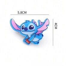 1 pieza Diadema de anime, pasador de pelo de dibujo animado Stitch, banda de goma Kawaii, accesorios de pelo, regalo para niñas - cso0031-0035 - Ver 3