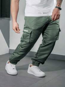 Men Pants - 綠色 - 查看 2