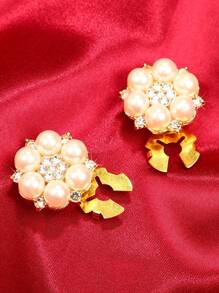 2 piezas de botones para camisa de mujer y hombre, cubierta de botón para camisas, gemelos falsos de perlas y pedrería, pasadores de botón, accesorios de ropa para mujeres, decoración de botones, regalo de vacaciones - Estrella - Ver 9