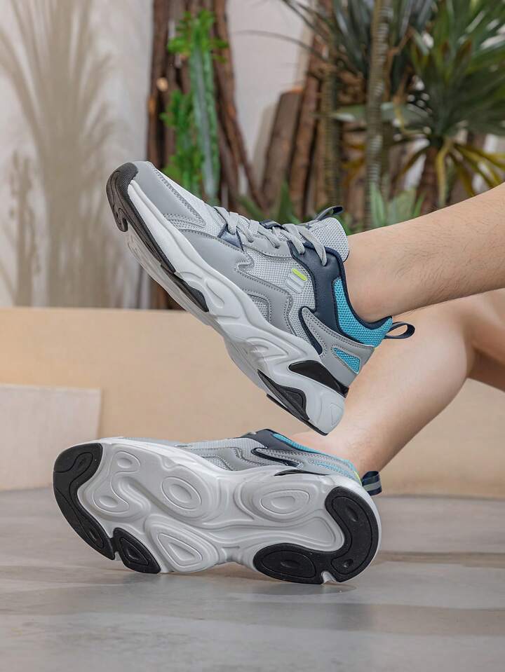 Men s Non Slip Breathable Casual Sneakers For Outdoor Formal Wear Leather Low Cut Lace Up Sports Shoes Solid Color Rubber Sole Tennis Shoes Spring Autumn SHEIN UK