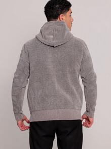 Men Winter Coats - 灰色 - 查看 3