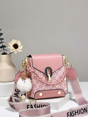 Axelväska i minimalistisk stil, ny trendig design, stor kapacitet, trendig damväska