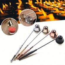 4pcs Candle Tool Set Stainless Steel Candle Cap Tools Kit Including Wick Trimmer, Wick Dipper, Wick Scissors, Suitable For Candle Lovers Candle Accessories Set - Multicolor - View 7