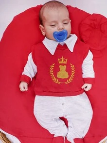 Baby Boys Sets - 紅色 - 查看 1