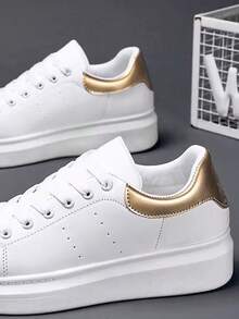 Men Sneakers - 金色 - 查看 3