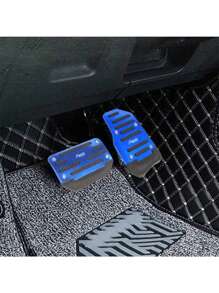 2pcs Universal Car Brake And Accelerator Pedal Set - Blue - View 5