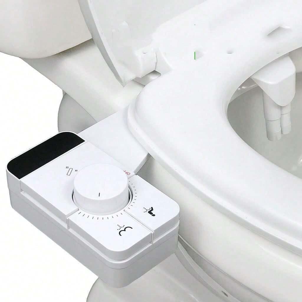 Bidet Attachment For Toilet UltraSlim Self Cleaning Fresh Cold Water