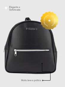 Women Fashion Backpacks - Black - View 2