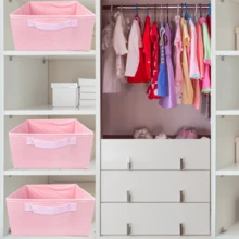 储物箱 裙子 短裤 牛仔裤 储物 - 淺粉色 - 查看 3