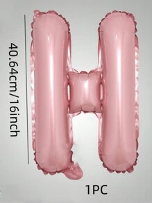 kumozawa 13pcs 16-Inch Rainbow Color "Happy Birthday" Party Balloons (Straws Not Included) - Pink - View 5