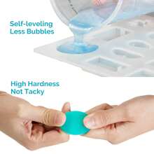 100g/200g/300g/500g/1000g 高透明 UV 水晶环氧树脂，快干 UV 固化树脂，适用于 DIY 工艺品