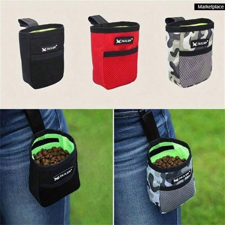 Portable Dog Training Bag With Treat Pouch And Reward Snack Bag - Perfect For Outdoor Activities And Pet Training