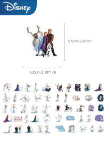 50入組冰雪奇緣貼紙，奧拉夫貼紙，適用於筆記型電腦、吉他、滑板等裝飾，具防水功能 - 彩色 - 查看 8