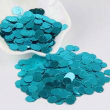 Paillettes Sequins 10mm Lớn Dẹt Tròn Cạnh Lỗ Sequin Lỏng Cho Thủ Công Khiêu Vũ Trang Sức Mặt Dây Chuyền Trang Trí Đám Cưới Phụ Kiện May Vá 20g 500 cái - Nhiều màu - Xem 15
