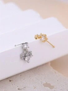 KARYOKO 1 chiếc khuyên mũi hình trái tim CZ đính xương mũi cho phụ nữ, bé gái, đồ trang sức xỏ khuyên mũi dễ thương, đồ trang sức cho ngày lễ tình nhân, mẹ, mẹ, ngày của mẹ, quà tặng - mũi nhọn - Xem 5