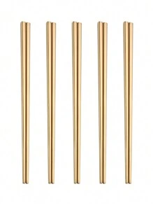 1/5 chiếc đũa thép không gỉ Holographic, đũa hiện đại cho nhà bếp trong bộ đồ ăn khách sạn cao cấp, nhà bếp, quà tặng Giáng sinh - Nhiều màu - Xem 14