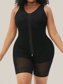 larrycard One Piece Butt Lifter Plus Size Shapewear Women Postpartum Recovery Compression Tummy Control Garment Shapewear
