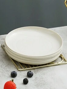 4 件套塑料餐盘，4 件套，直径 20 厘米，厨房，圣诞礼物