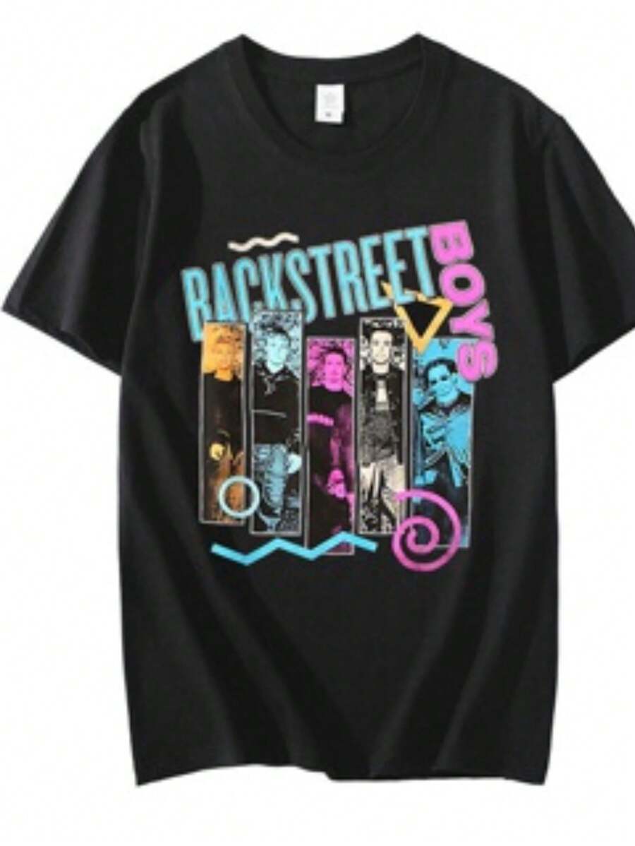 Men T-Shirts - 黑色 - 查看 1