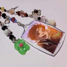 Killing Stalking Bl Boyslove Llavero Keychain Yoonbum Sangwoo - Rojo y blanco - Ver 2