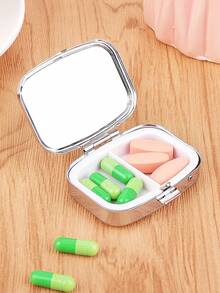 Hộp đựng thuốc di động để đựng thuốc chống ẩm khi du lịch Hộp đựng thuốc có thể tái sử dụng cho nam và nữ Công cụ lập kế hoạch thuốc Hộp đựng bỏ túi hàng ngày để đựng thuốc vitamin và thuốc bổ sung tại nhà Phụ kiện thiết yếu khi du lịch - Nhiều màu - Xem 9